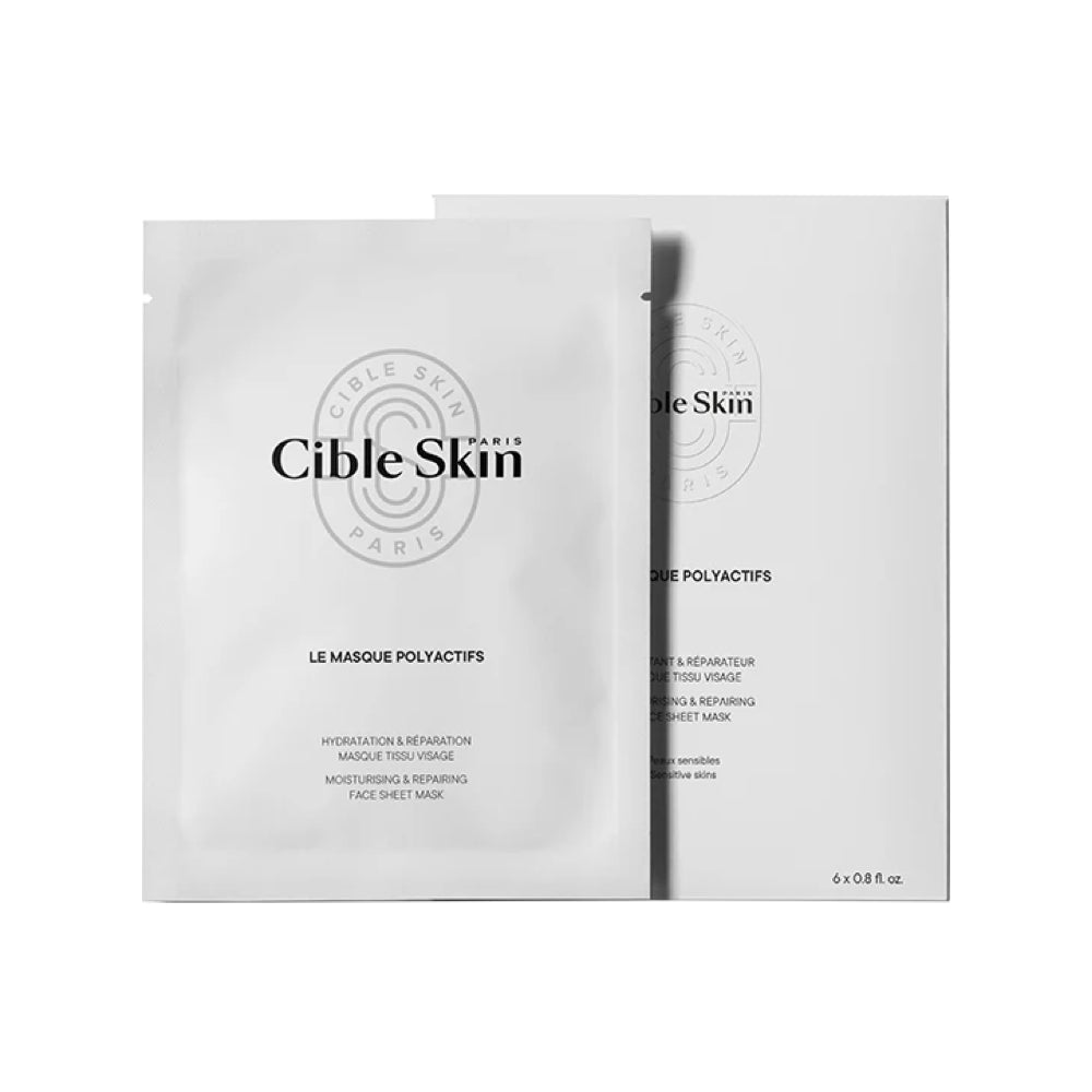 CIBLE SKIN LES 6 MASQUES POLYACTIFS 6 SHEETS